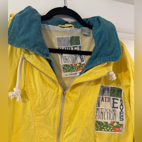 Women's Yellow Raincoat with Hood - Picture 3 of 8